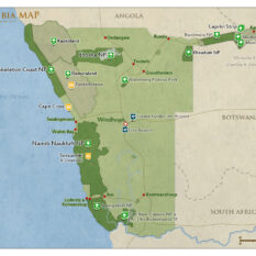 Namibia Map